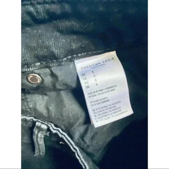 American Eagle, black jean skirt - Picture 4 of 4